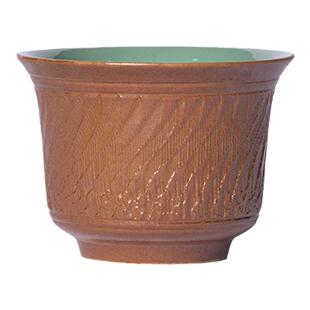 龙泉青瓷功夫茶杯宋韵主人杯单杯龙泉窑中式陶瓷手工跳刀品茗杯子