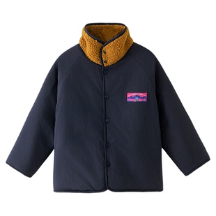 男童加绒加厚外套2025秋冬装新款儿童男孩保暖冬季双面奥粒绒上衣