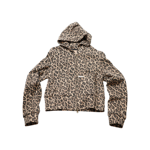 MANZANILLA 设计师25秋冬新品豹纹提花连帽拉链外套/短裤SOLSOL