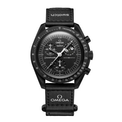 【自营】中古未使用斯沃琪欧米茄联名款手表行星超霸男表史努比