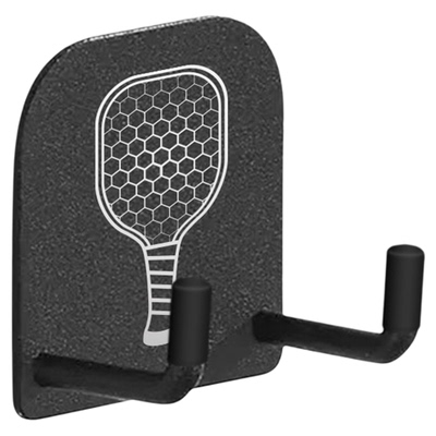 匹克球拍免打孔不锈钢挂钩收纳架