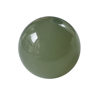 天然和田玉散珠  青白玉山料晴水冰透6mm 8mm圆珠手链 DIY配饰
