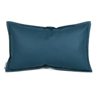 夏凉新PU柠檬黄纯色皮质腰靠沙发床抱枕腰枕汽车护腰办公室靠垫背