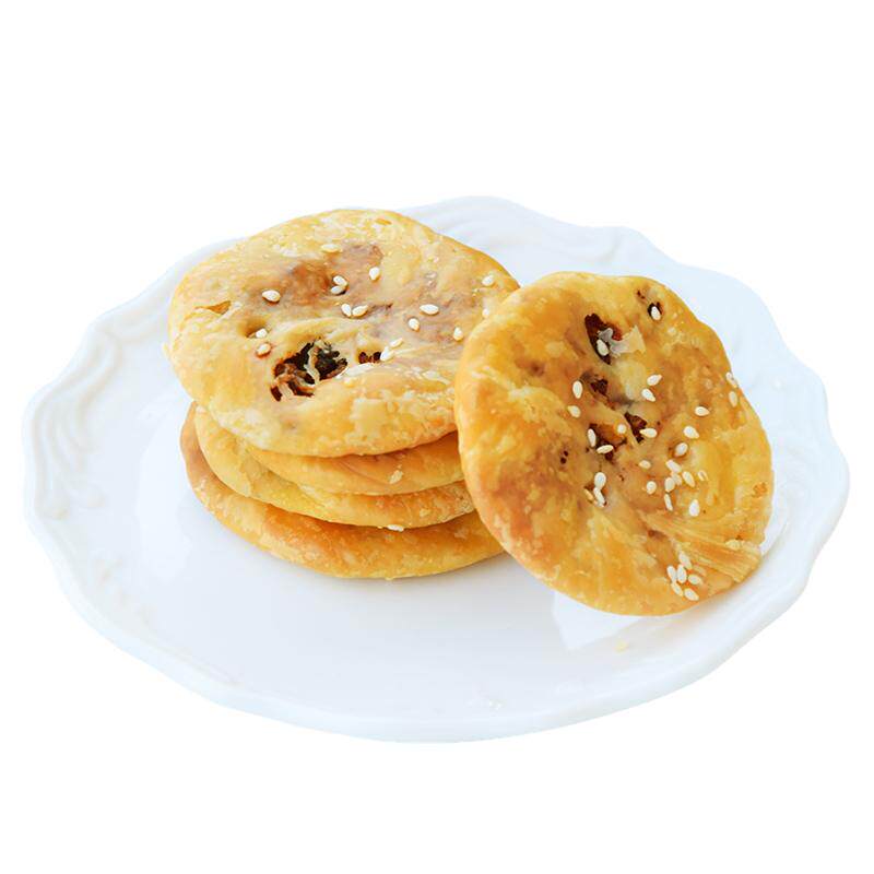 安徽黄山烧饼梅干菜独小吃传统