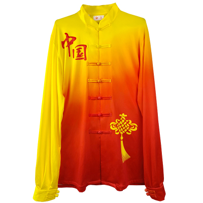 春季新款牛奶丝太极服武术运动服