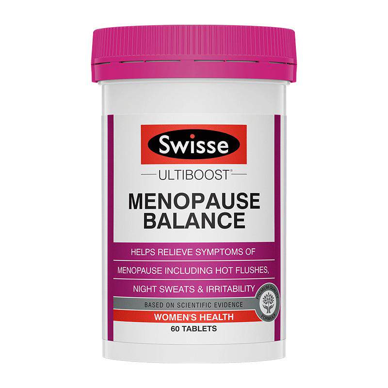 澳洲swisse大豆异黄酮更年期平衡片女卵巢雌性激素补充送妈妈情绪