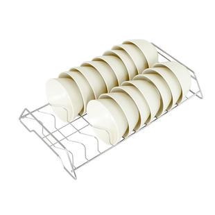 厨房放碗和盘子的架子家用沥碗架不锈钢橱柜抽屉内置碗碟收纳架