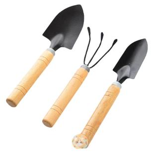 种花工具家用种菜养花园艺松土花铲盆栽花艺种植工具三件套小铲子