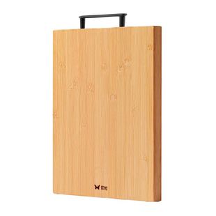 双枪天然竹菜板家用切菜板案板厨房面板水果揉面擀面板方形竹砧板