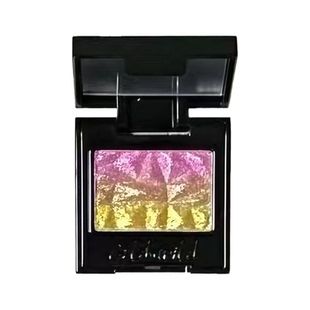 血腥玛丽！冷野单色眼影盘女爆闪红色偏光变色龙亮片珠光细闪显色