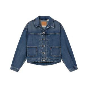 商场同款Levi's李维斯25年秋冬新款女士美式牛仔夹克外套003NQ
