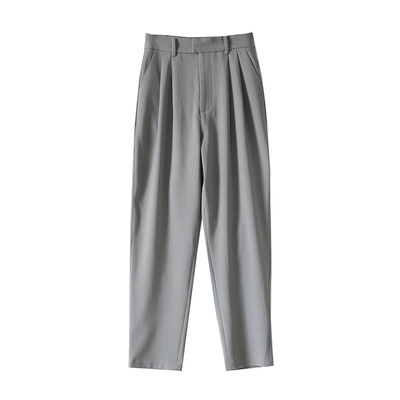 LIMONN ｜ 薄款莱赛尔高腰宽松显瘦浅蓝色直筒阔腿拖地裤牛仔裤