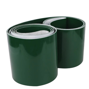 PVC输送带流水线平皮带防滑爬坡带PU工业皮带上料带草纹带传动带