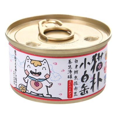 猫扑小白缶养生汤罐猫罐头
