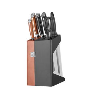 【特价款】张小泉菜刀套装七件厨房刀具菜刀家用师切片D31640100