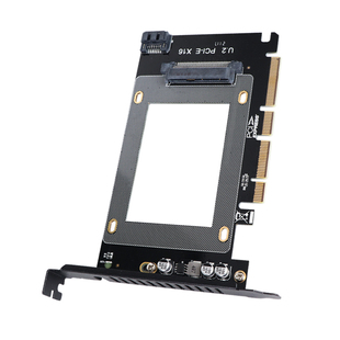 JEYI佳翼U2X16 PCIE4.0转U.2固态硬盘转接卡SFF-8639扩展SATA通用