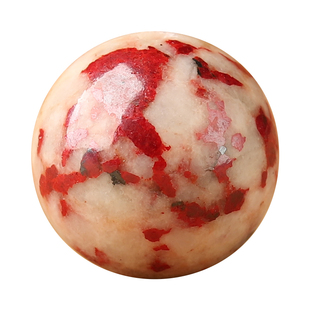 天然朱砂原石散珠圆珠diy手链珠子手工编织材手串项链鸡血石隔珠