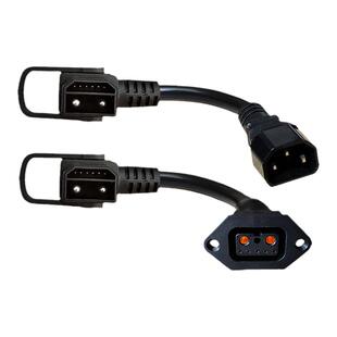 星恒2+6锂电池一线通S7嘟嘟换电城满电易换骑爱玛转换接头线定制