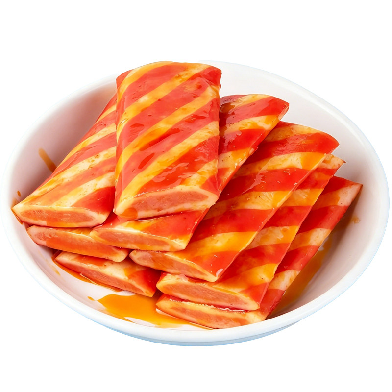 航宇夹心蟹味排丸子5斤装麻辣烫关东煮火锅食材商用批发