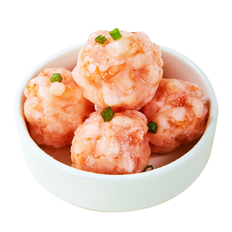 【拍10份89】丰华虾滑新鲜半成品挤袋火锅食材青虾仁95%儿童早餐