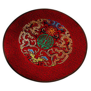 新中式圆形隔热餐垫桌垫中国风花瓶垫子防滑布艺长条杯垫烟灰缸垫