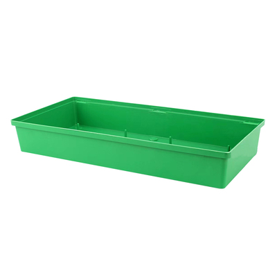 会议桌面布置长方形圆形花盘器皿长针盘插花底座花泥塑料托盘底盒