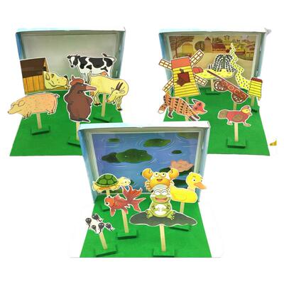 幼儿园语言材料diy绘本故事盒子