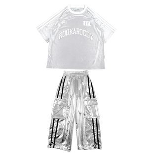 迪克家hiphop街舞服装男童炸街女孩套装嘻哈童装潮牌街舞儿童潮服