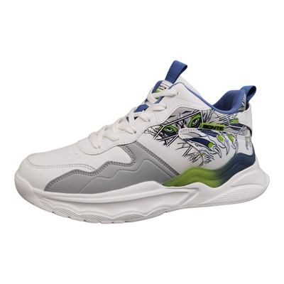 品牌男鞋高帮板鞋2025春秋新皮面