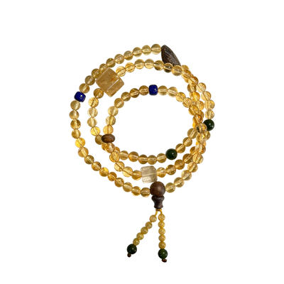 招财/运都旺/贵人黄水晶多圈手串