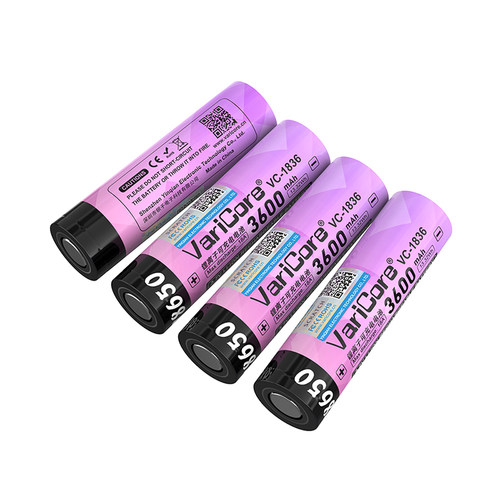 VariCore18650锂电池3.7V4.2V动力高容量强光手电小风扇工具