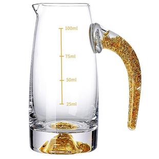 高档轻奢白酒杯套装家用酒盅一口杯小酒杯子高级感二两分酒器酒具