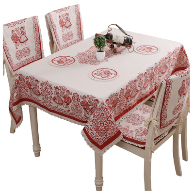 棉麻老粗布台布餐桌布茶几布加厚椅垫含芯椅背套装坐垫纯棉加厚款