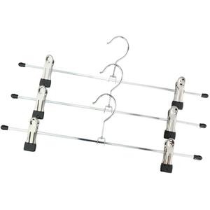 40cm加长裤夹裙夹防滑晒裤衣架jk裙袜子内衣夹强力无痕伸缩晾衣架