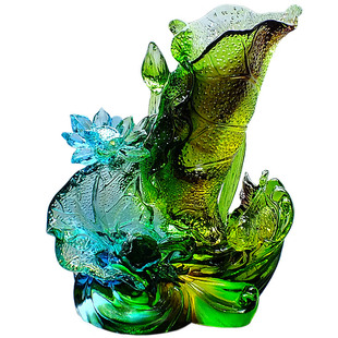 办公室领导高档琉璃笔筒办公桌装饰摆件送给老师有纪念意义的礼物