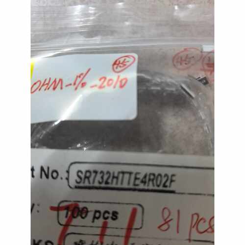 询价SR732HTTE4R02F 0欧 1% 2010贴片电阻，