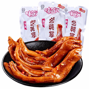 味芝元真空包装香辣味卤鸭掌