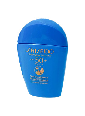 资生堂蓝胖子防晒霜乳液隔离面部高倍防晒乳户外SPF50