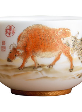 陶瓷日式风高档茶盏个人杯