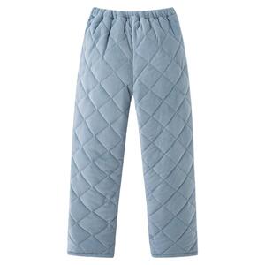 浪莎睡裤女冬季珊瑚绒三层夹棉加绒加厚大码休闲保暖法兰绒家居裤
