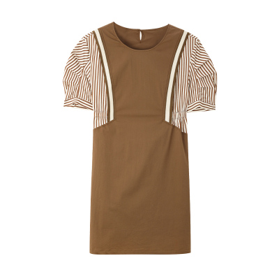 MindBridge连衣裙灯笼袖