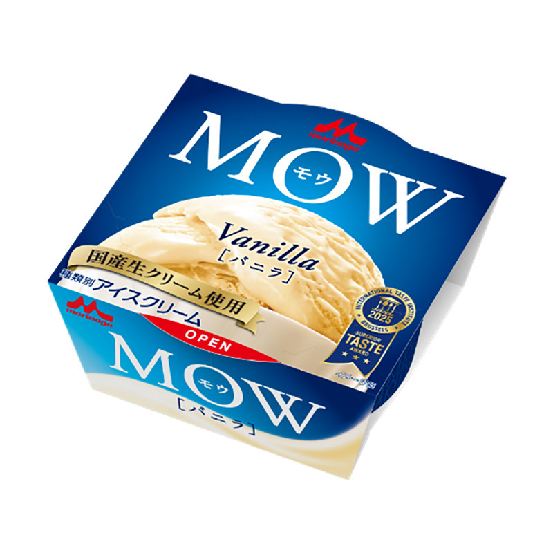 日本森永mow冰淇淋香草抹茶味