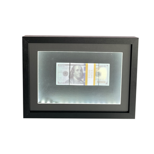 外纸币钞票展示相框装饰品挂画气氛美元道具创意生日办公开业礼物