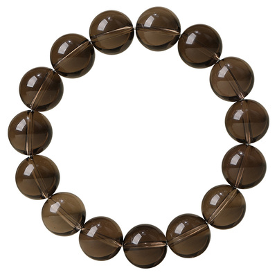 全净体天然茶晶手串女