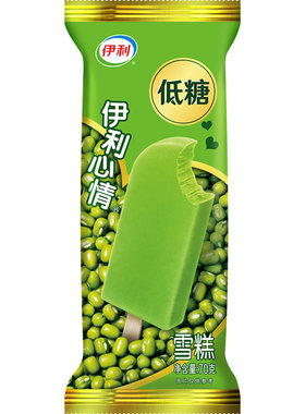 甄稀挚恋草莓雪糕伊利苦咖啡冰工厂冰片蜜桃冰淇淋45支装心情绿豆