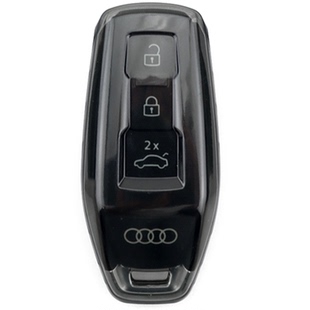 适用于25款一汽/上汽奥迪A5L钥匙套新款Q6L保护壳扣全包透黑内饰