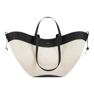 波灵恩单肩包Polene拼接