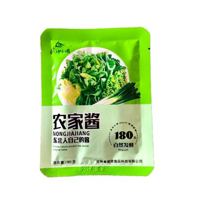 叶小铺农家酱90g*10袋臭大酱沾菜
