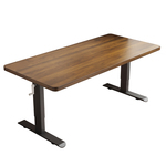 实木升降电脑桌台式家用办公桌卧室简易儿童学习桌写字桌子工作台