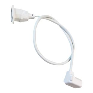 包子星人mATX/ITX迷你机箱电源延长线白色通用型带耳朵电脑转接线